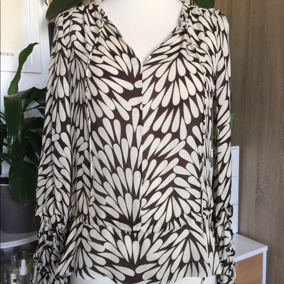 Tory Burch Tops - Tory Burch Ruched Sleeves Blouse 4